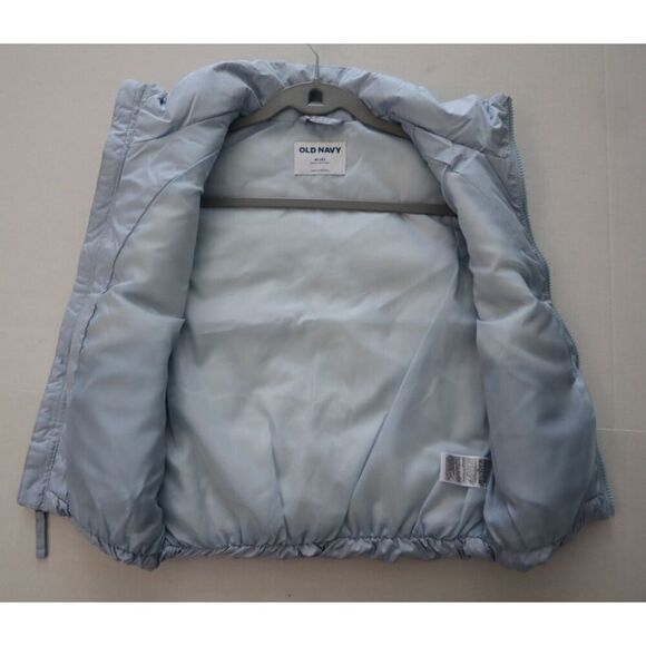 Old Navy 810689 Kid's Sz M (8) Rock Pool Light Blue Full Zip Fashion Puffer Vest - Picture 11 of 11